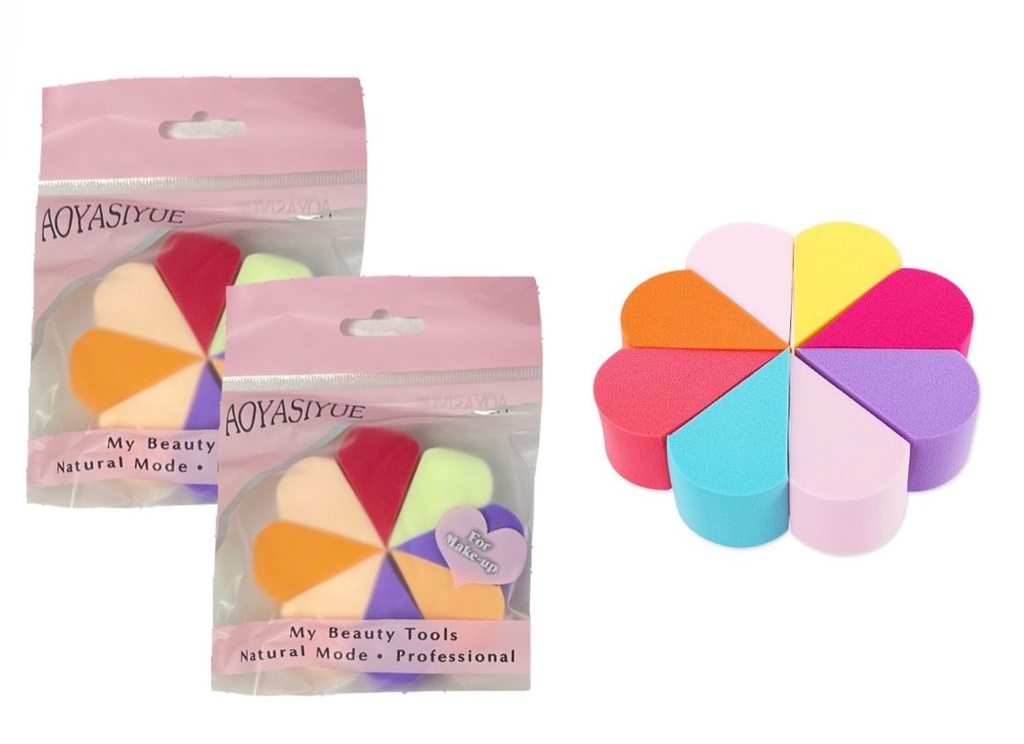 Pomo maquillador x8 torta PQT X12 