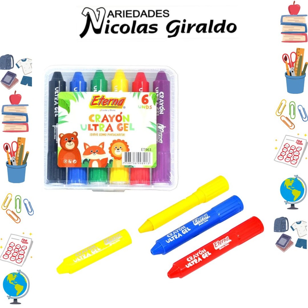 Crayola eterna ultra gel x6