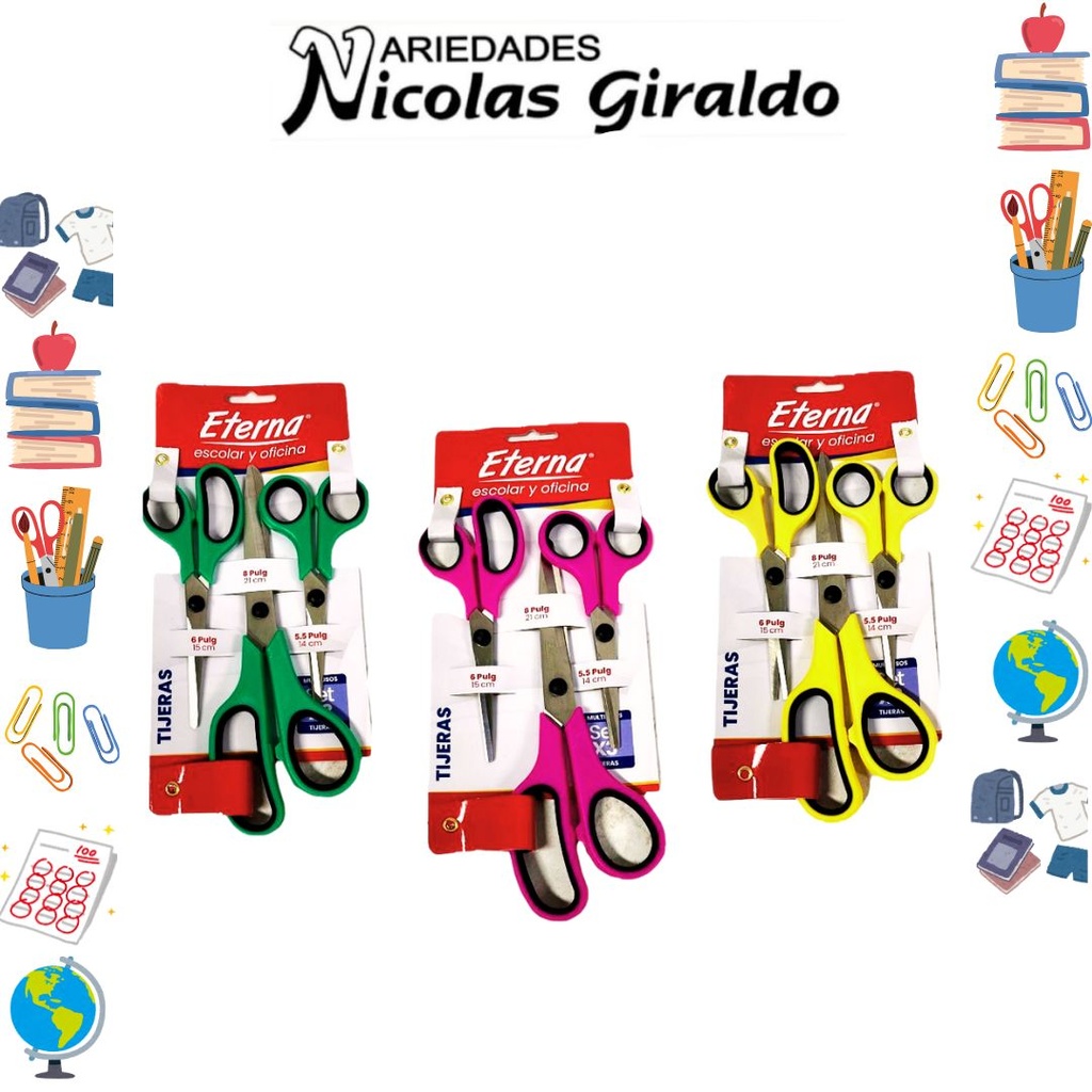 Tijera eterna x3 unidades