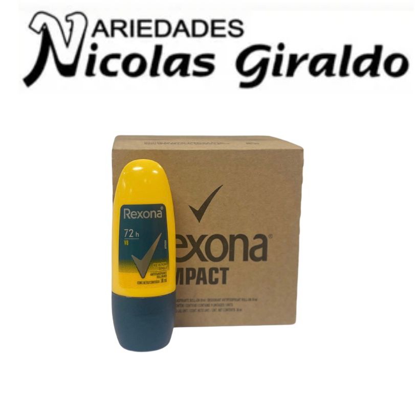 Desodorante rexona mini roll-on hombre V8 CJ X6 