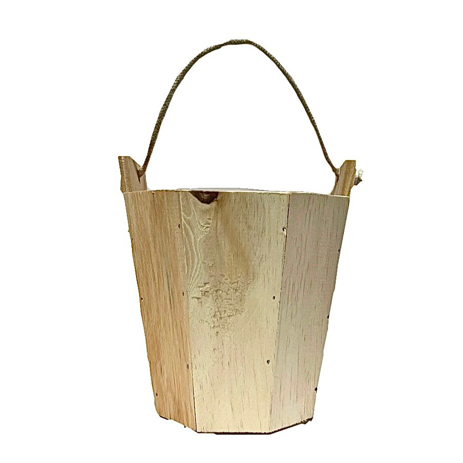 Balde ancheta madera #3