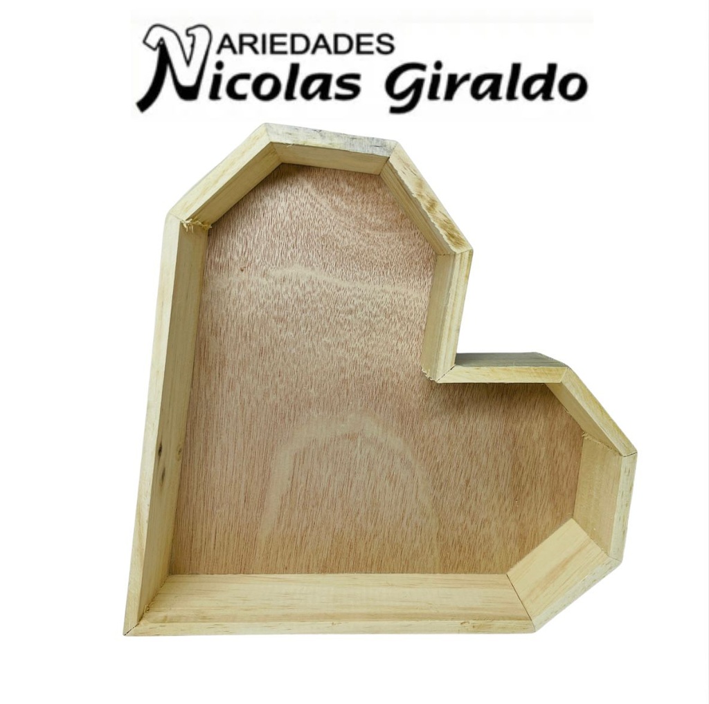 Canasta ancheta corazon #3