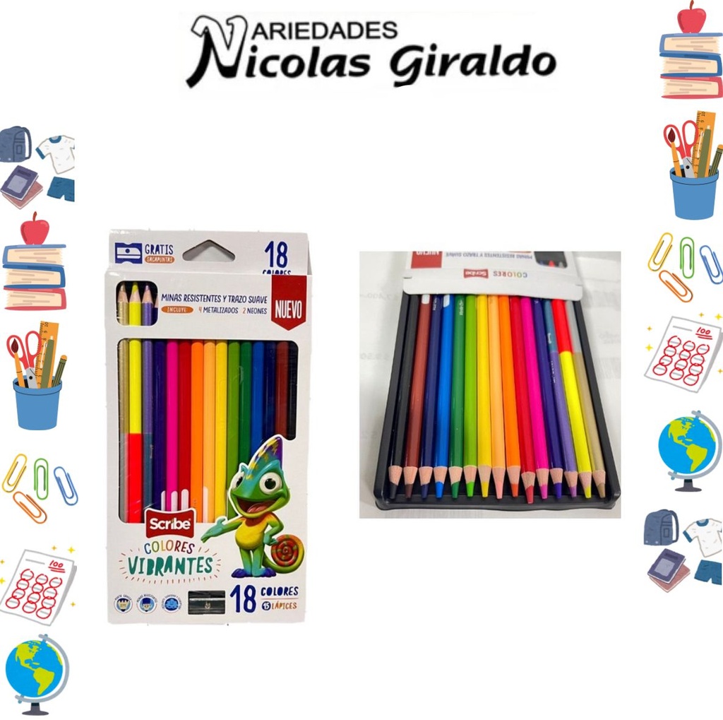 Color scribe unipunta x18