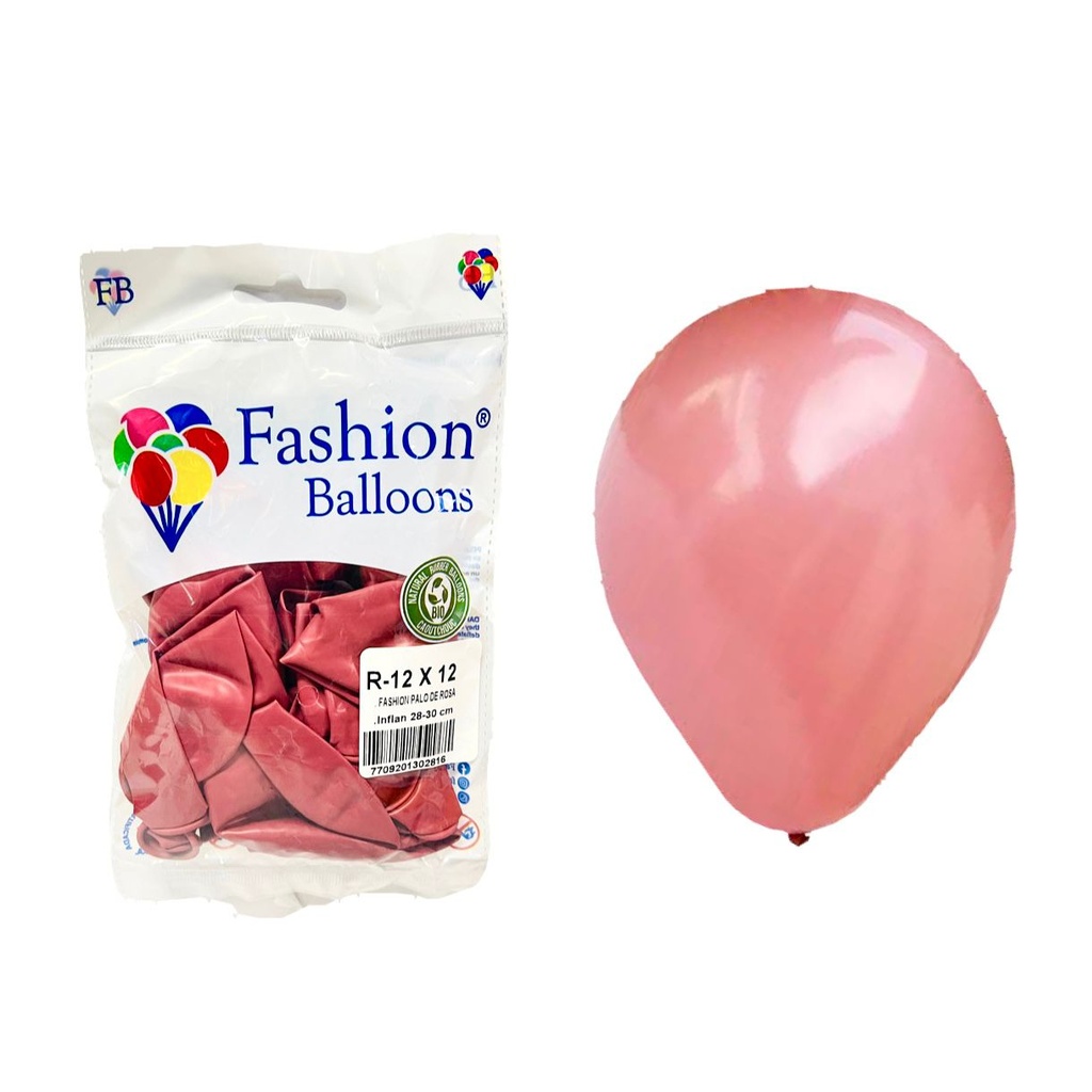Bomba ballons r12x12 palo rosa estandar
