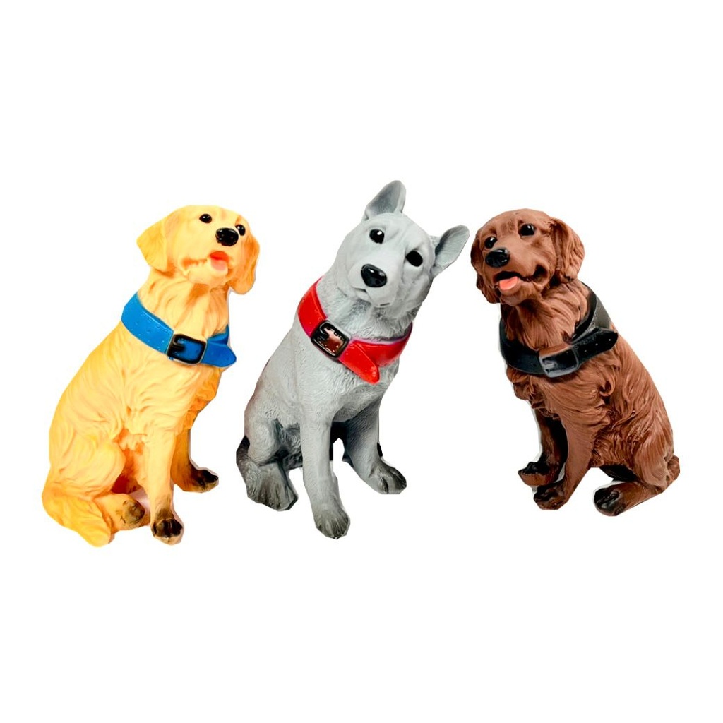 Perro plastico grande surtido