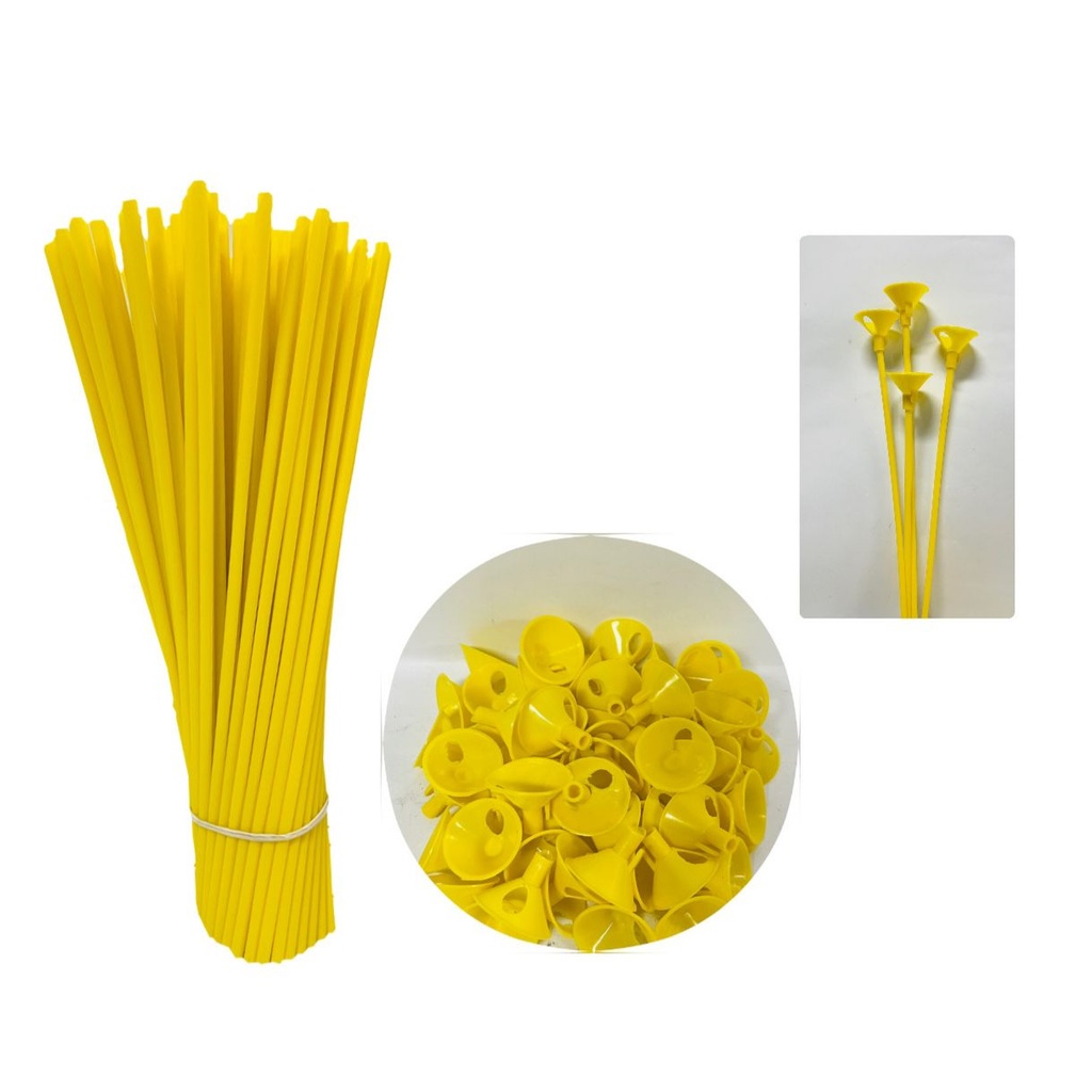 Porta bomba x 100 sencillo amarillo