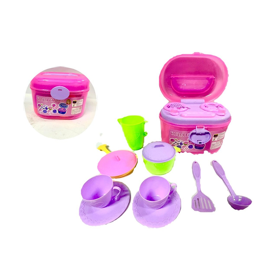 Vajilla fantasia carolina maleta proyecciones 