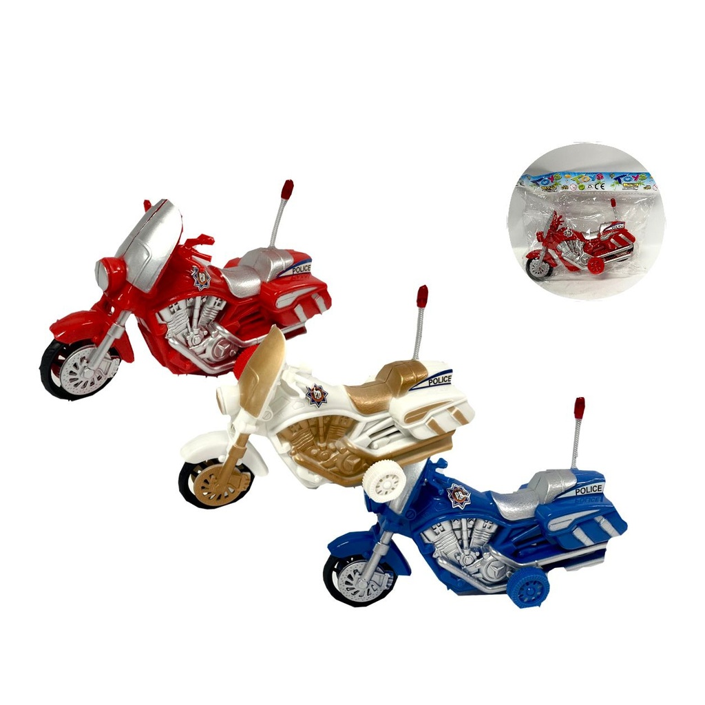 Moto harley policia impulso mediana 