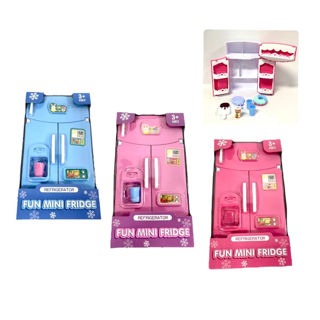 Juguete nevera con accesorios 