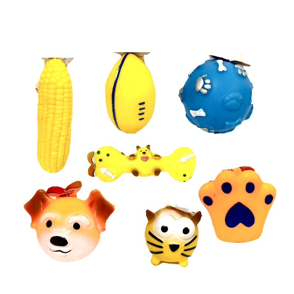 Juguete chillon mascota surtido