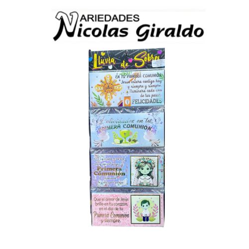 Lluvia sobre primera comunion cariñito  