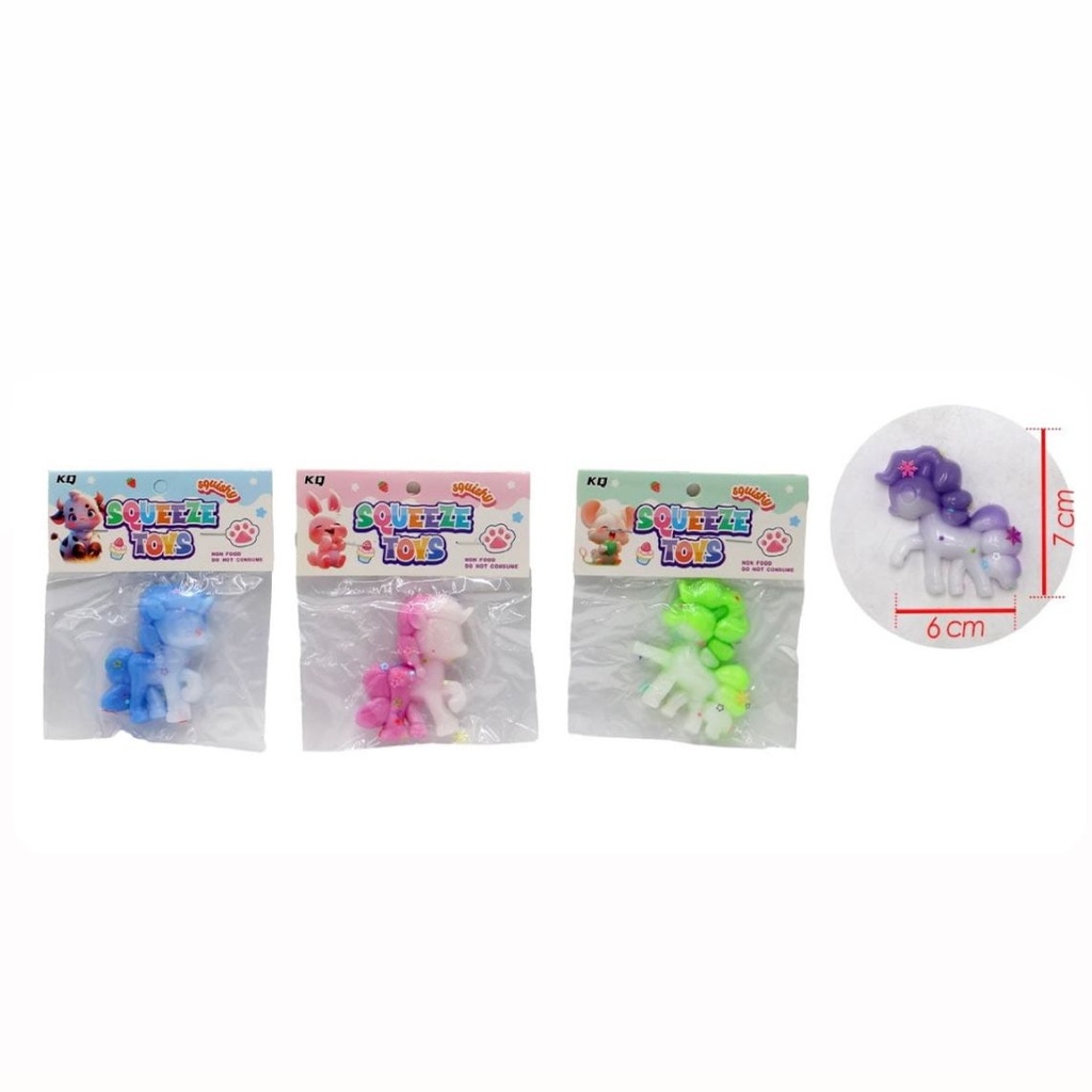 Squizzy mini unicornio en bolsa pqt x20
