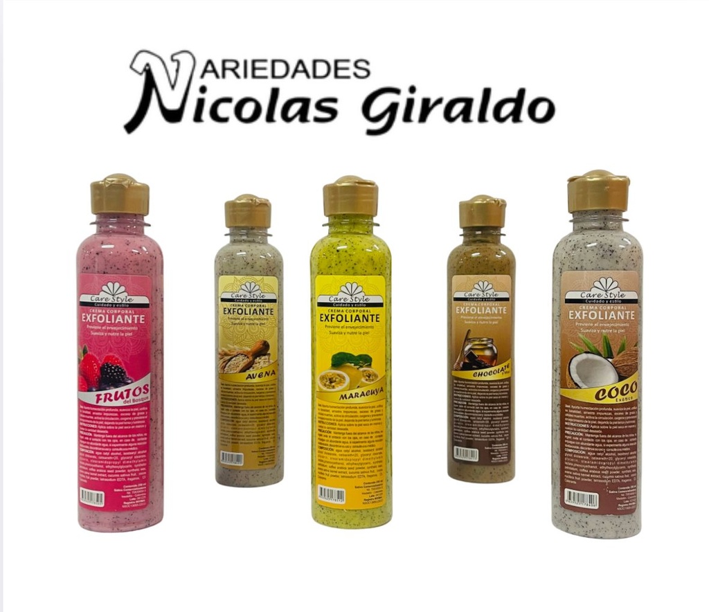 Crema exfoliante x250 care style