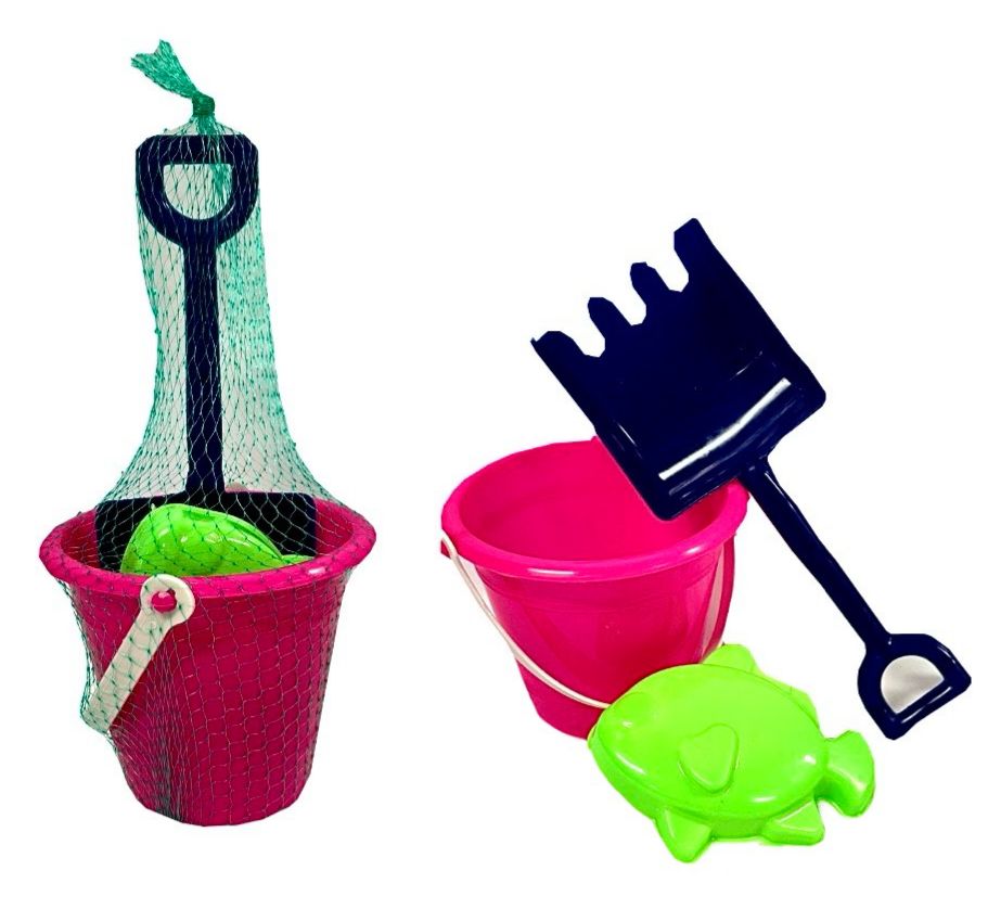 Balde playero redondo neon maya  