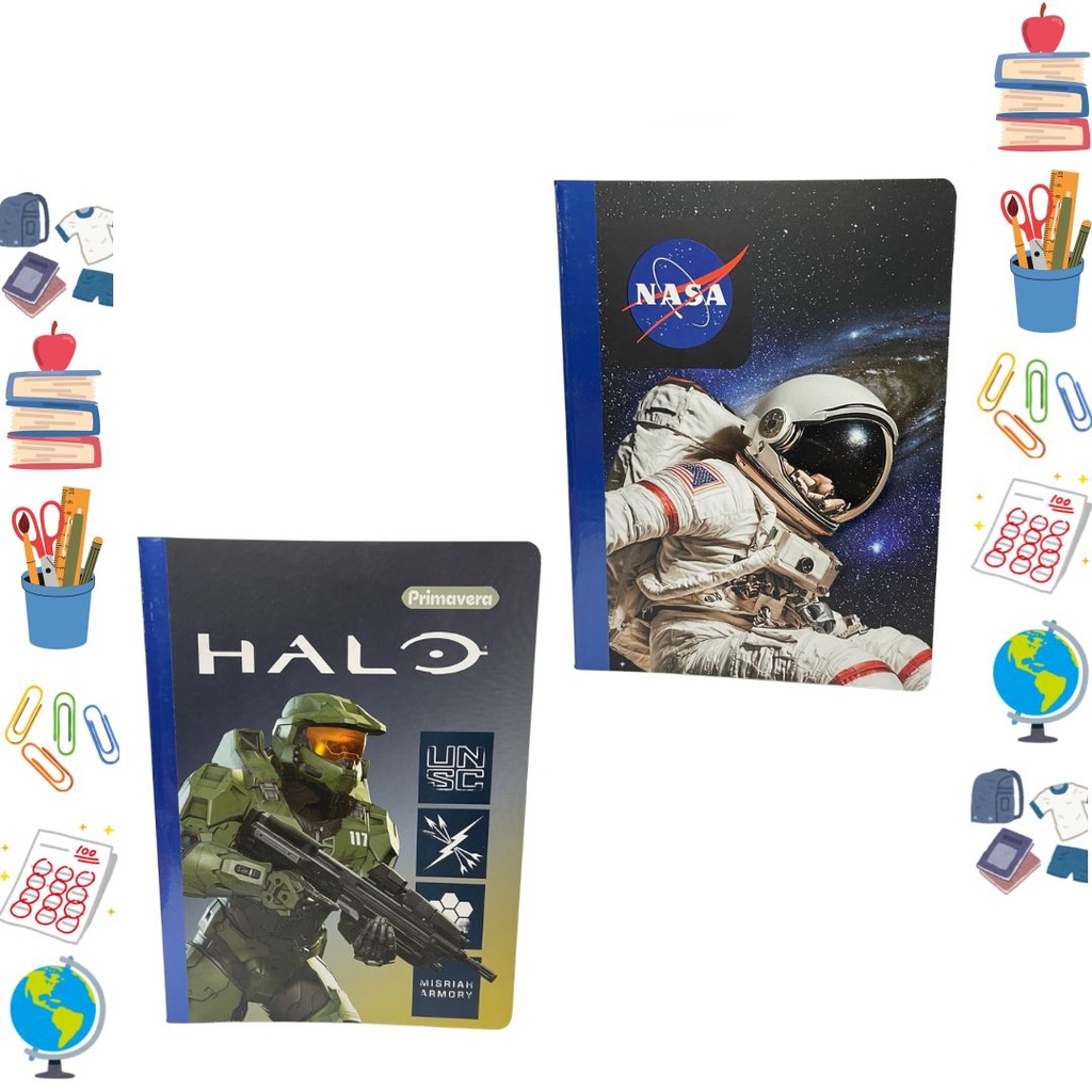 Cuaderno cosido primavera 100H raya nasa  