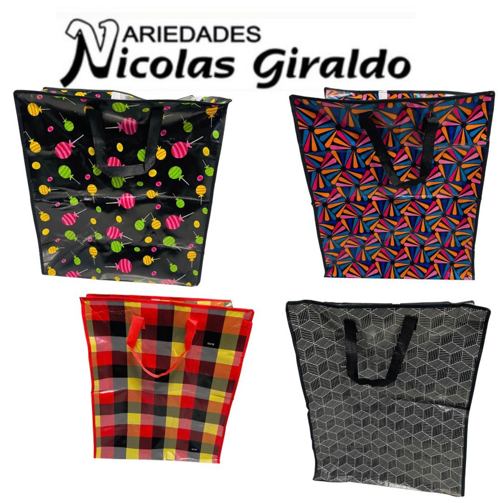 Bolsa fibra sencilla grande 55x65