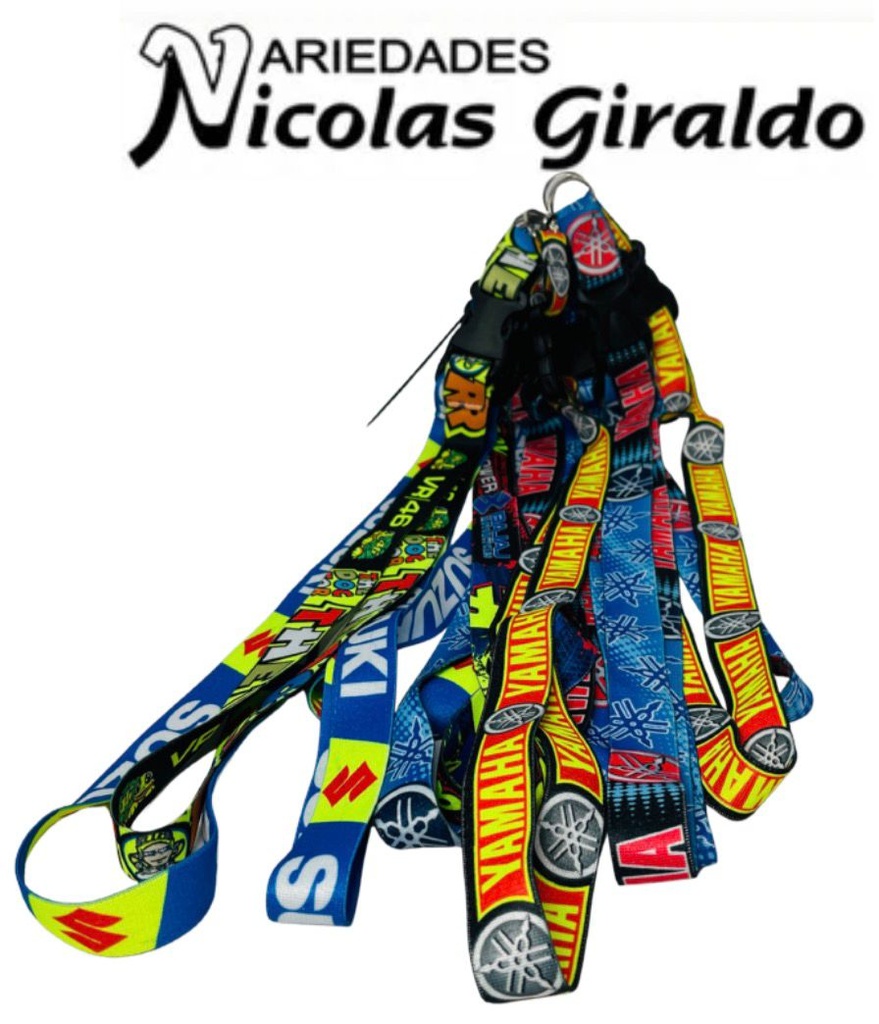 Llavero cuello moto pqt x12