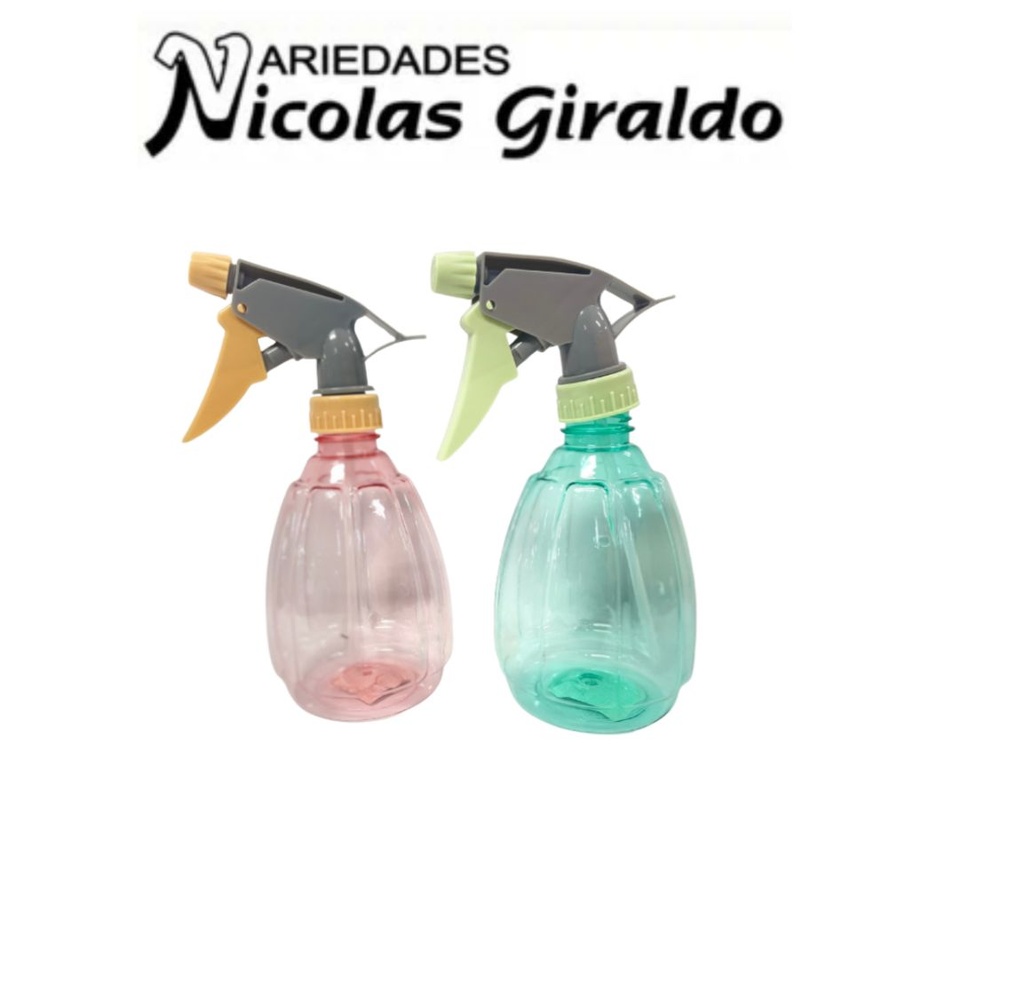 Atomizador pistola importado traslucido