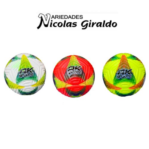 Balon futbol fino importado neon (AK)