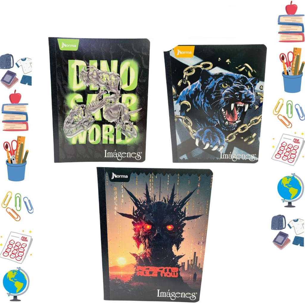 Cuaderno norma cosido economico 50H cuadro 