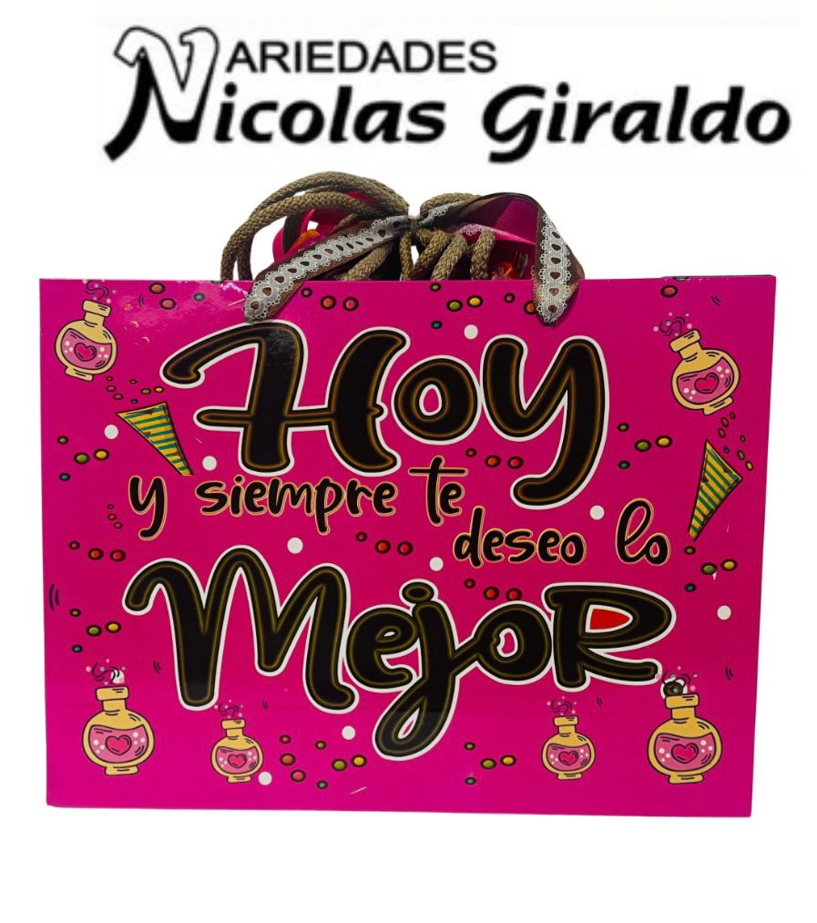 Bolsa regalo cariñito polikraft horizontal mediana PQT X12