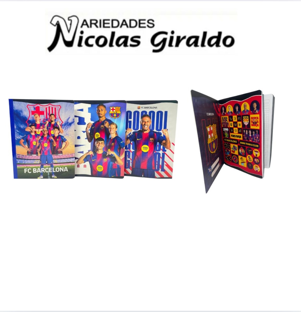 Cuaderno scribe gama media barcelona 100H cuadro