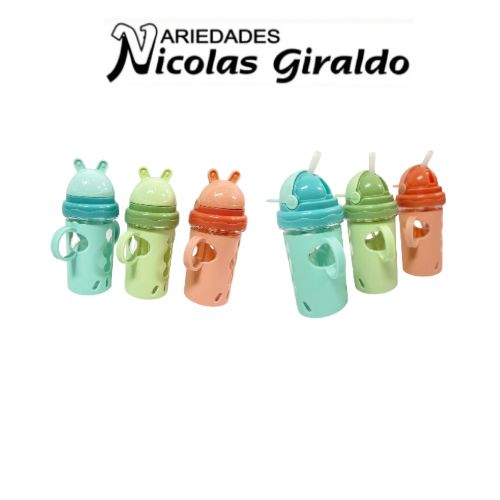 Vaso pitillo bebe fino 