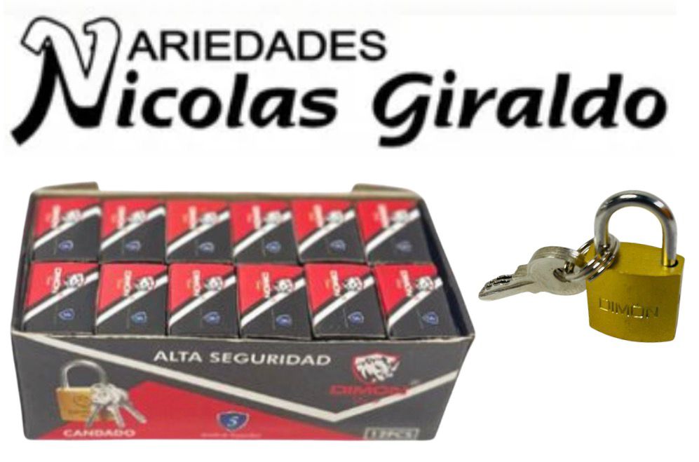 Candado dimon #20 CJ X12