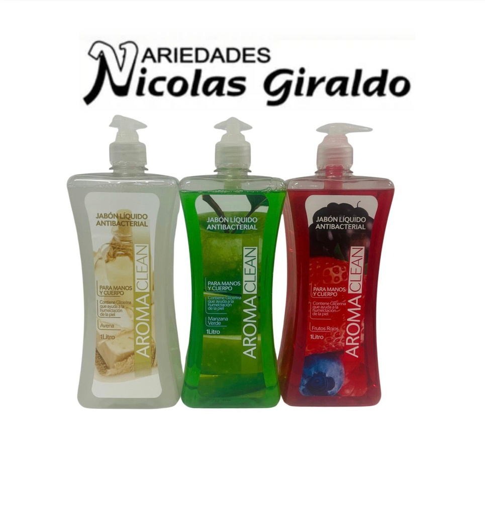 Jabon liquido x1000ML aroma clean