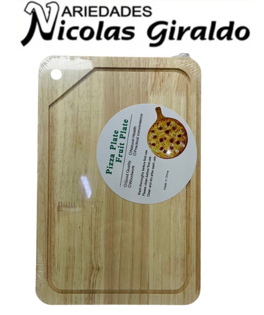 Tabla picar madera19x29