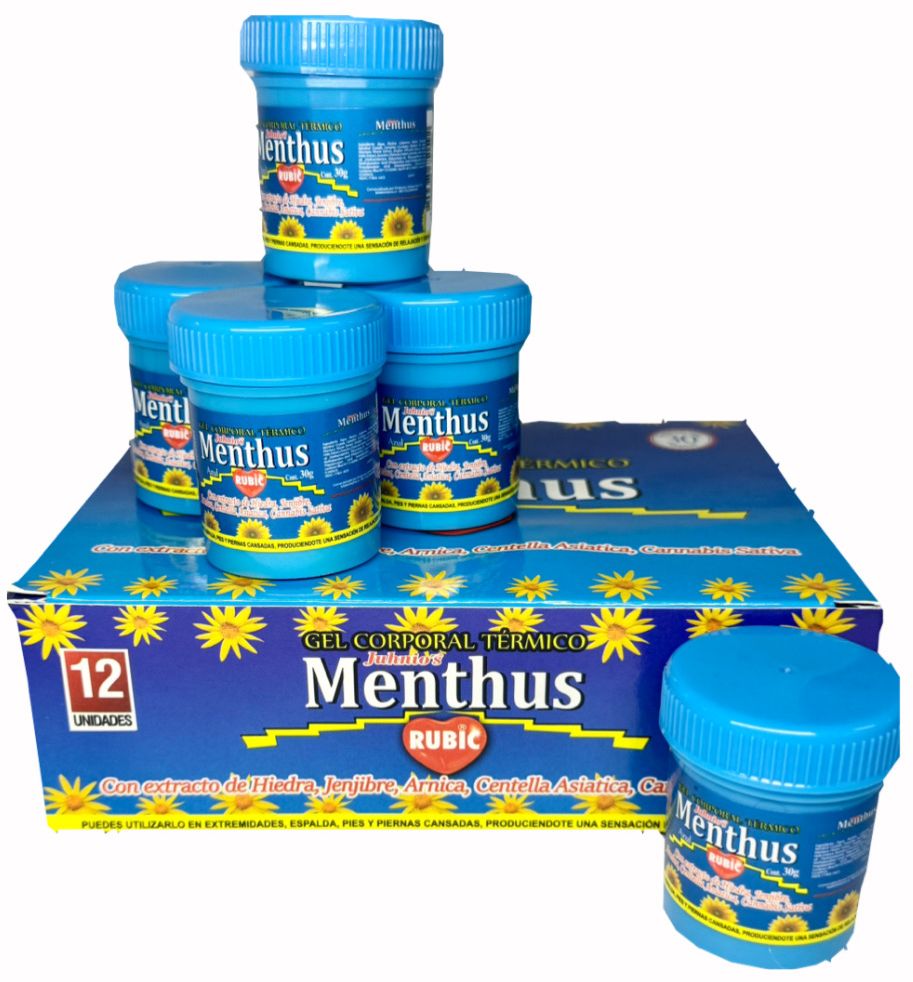 Menthus junhios pequeño azul x30 CJX12