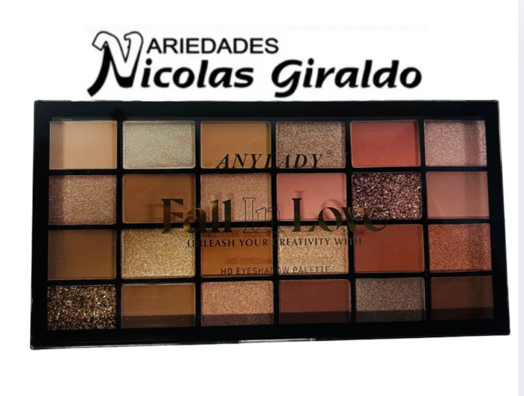 Sombra dama palette 24 tonos (8419)