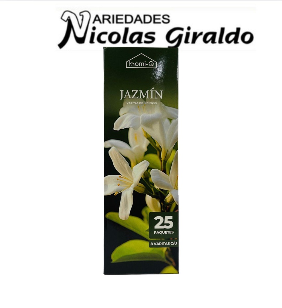 Incienso homi-q x25 cajas jasmin HQ314