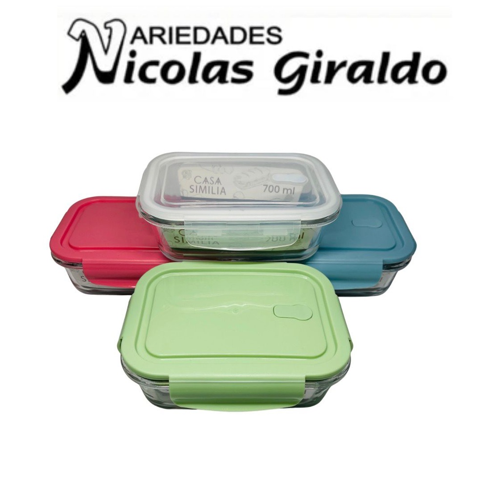 Refractaria mediana rectangular 700ml 