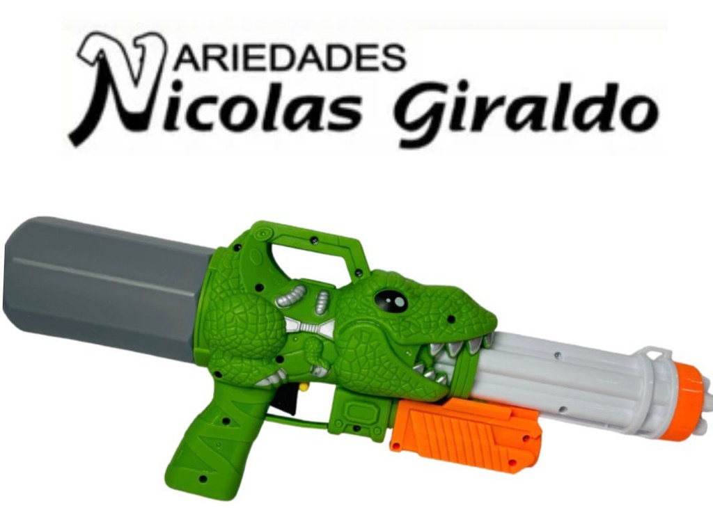 Juego lanza agua extra grande dinosaurio