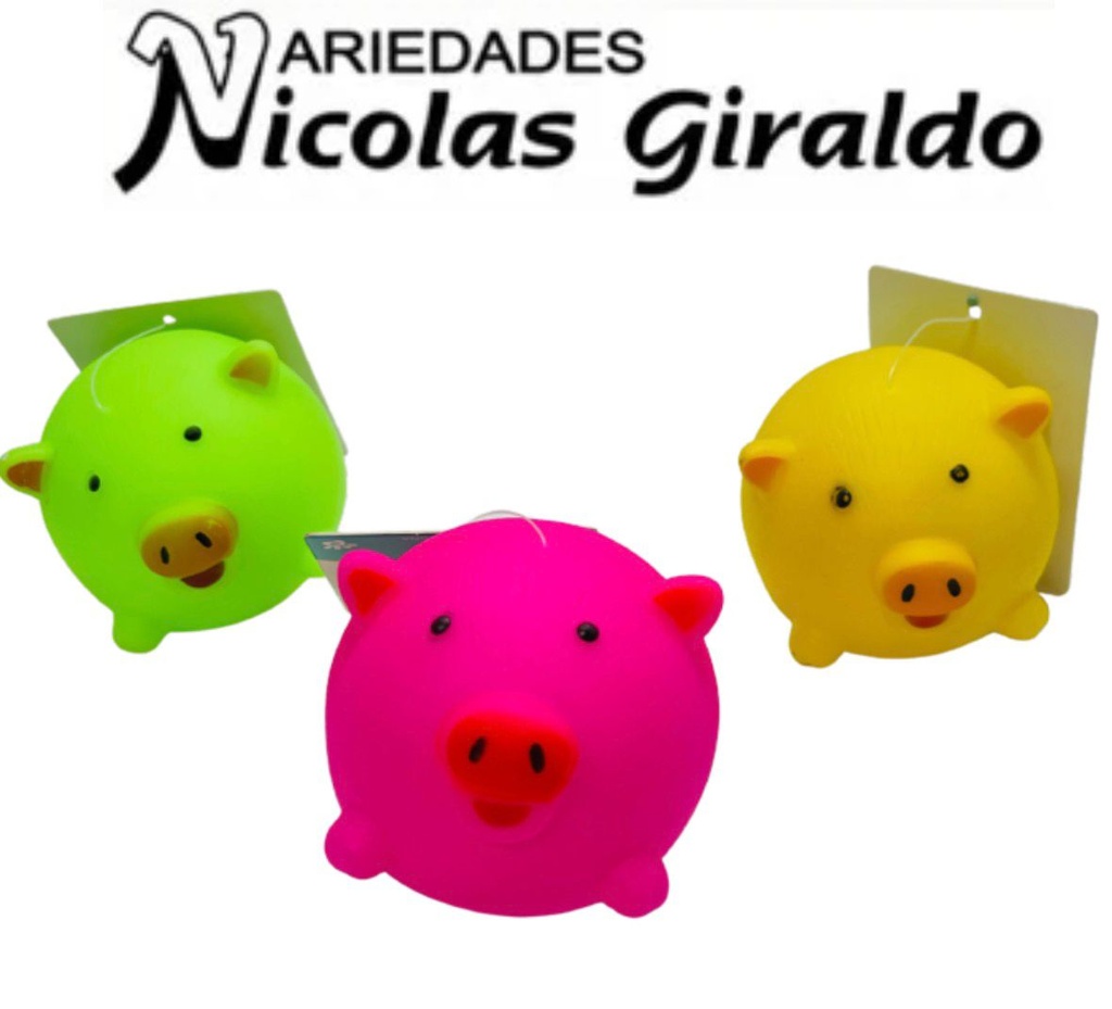 Juguete chillon mascota marrano