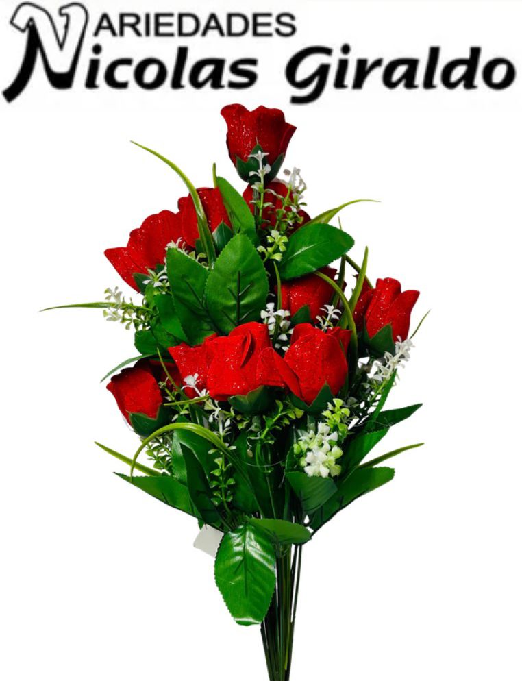 Flor ramo x18 roja 