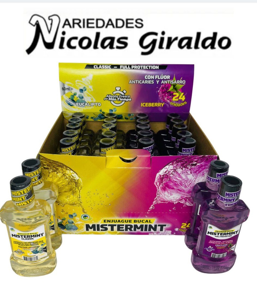 Enjuague bucal mistermint pequeño CJ X24