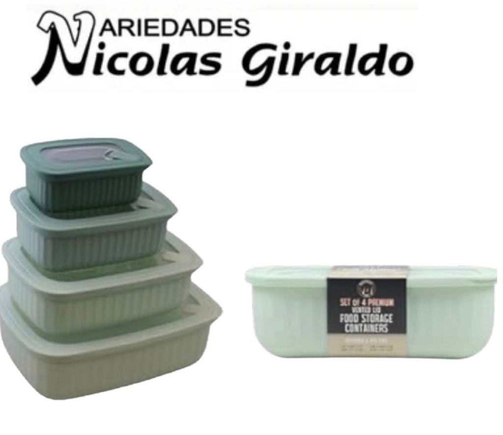 Coca plastica fina rectangular x4