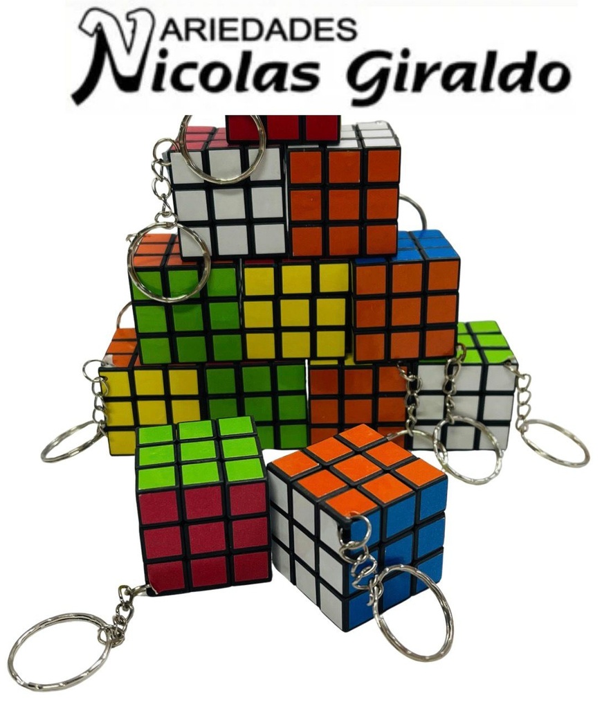 Llavero mini cubo magico X12