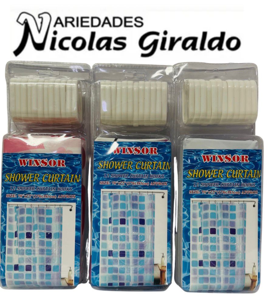 Cortina baño winsor estampada