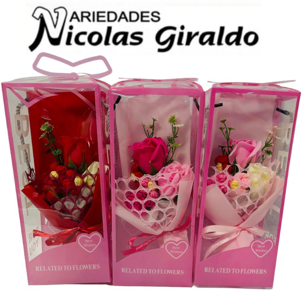 Detalle acetato grande fino con flor  