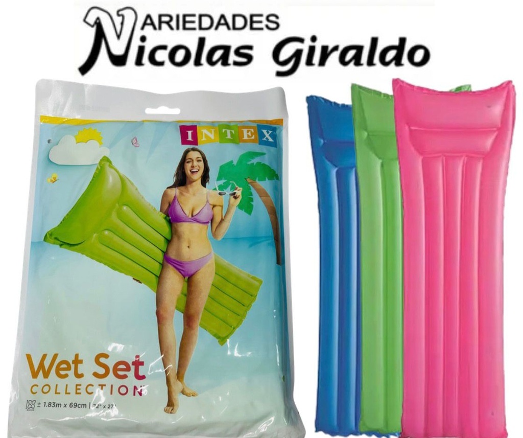 Colchoneta inflable de piscina bolsa