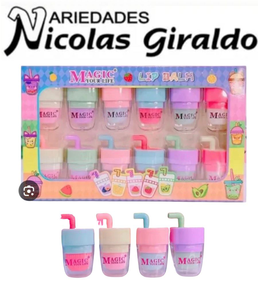 Brillo humetante paleta x12 