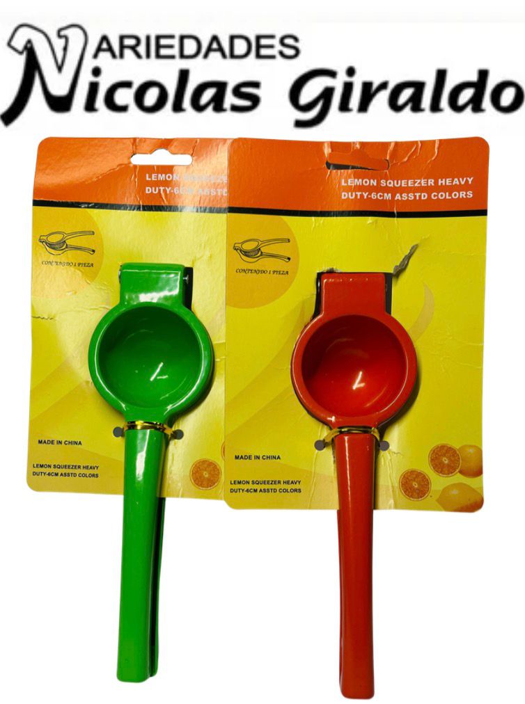 Exprimidor limon metal pequeño 