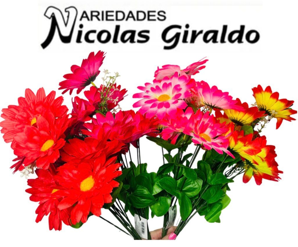 Flor ramo x10 tallos surtida 