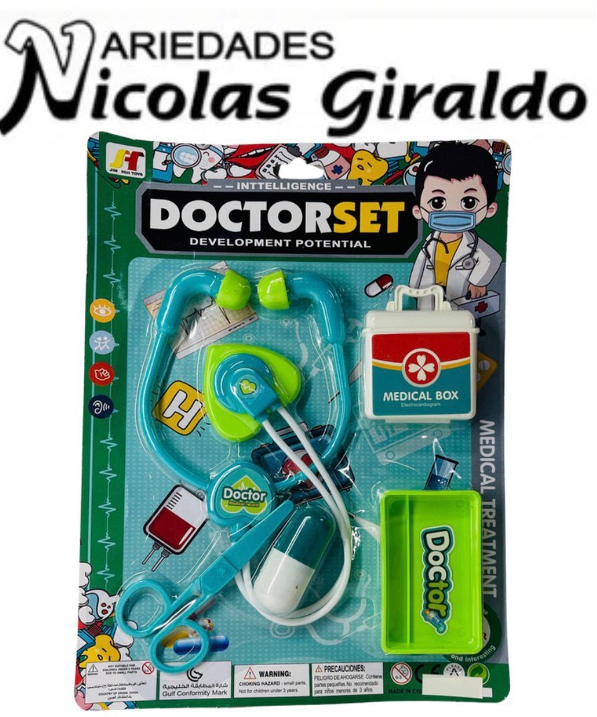 Set doctor carton pequeño