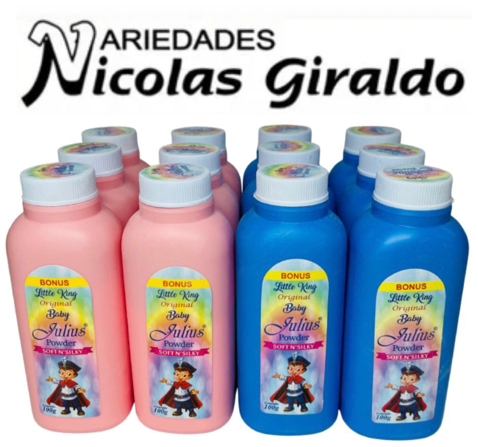 Talco bebe julius pequeño x100 PQT X12