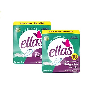 Toalla ellas x10 produsa  PQT X12