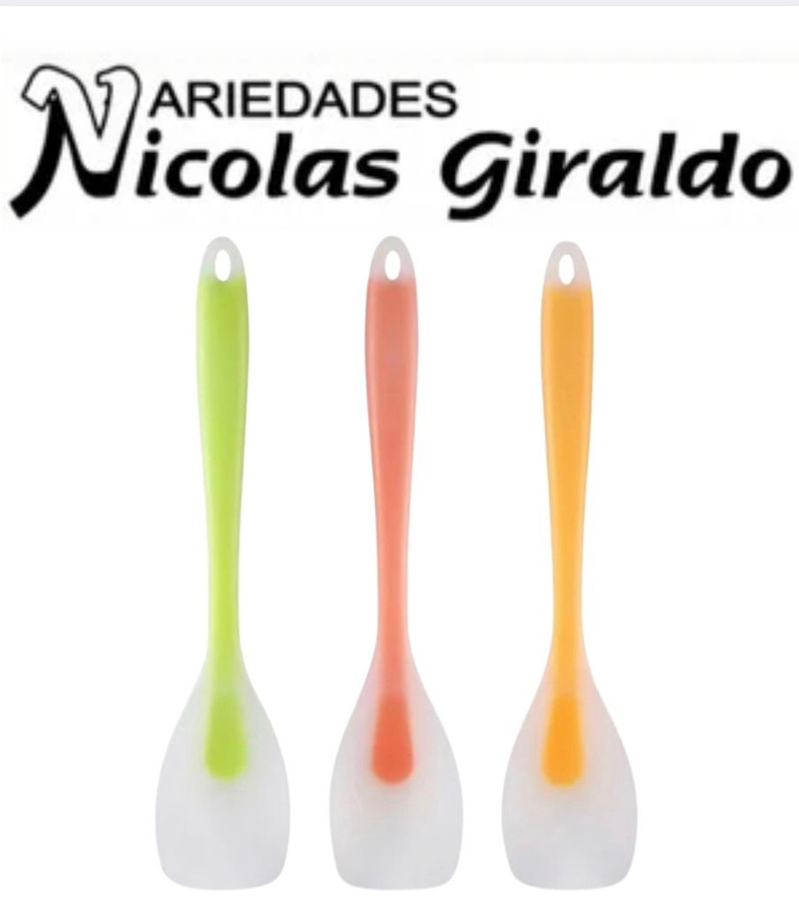 Cuchara larga fina silicona 